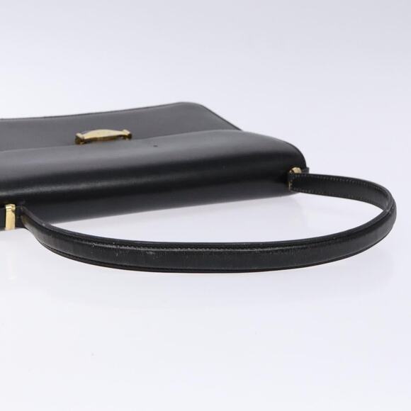 DIOR Shoulder Bag Leather Black Gold - Picture 7 of 13